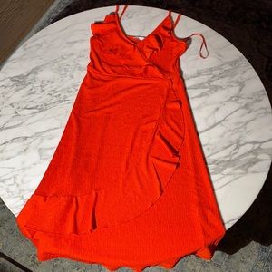 Zara red dress